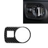Car Carbon Fiber Headlight Switch Decorative Sticker for Audi TT 8n 8J MK123 TTRS 2008-2014, Right Drive