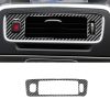 Car Carbon Fiber Central Control Below Air Outlet Decorative Stickers for Volvo V60 2010-2017 / S60 2010-2018, Right Drive