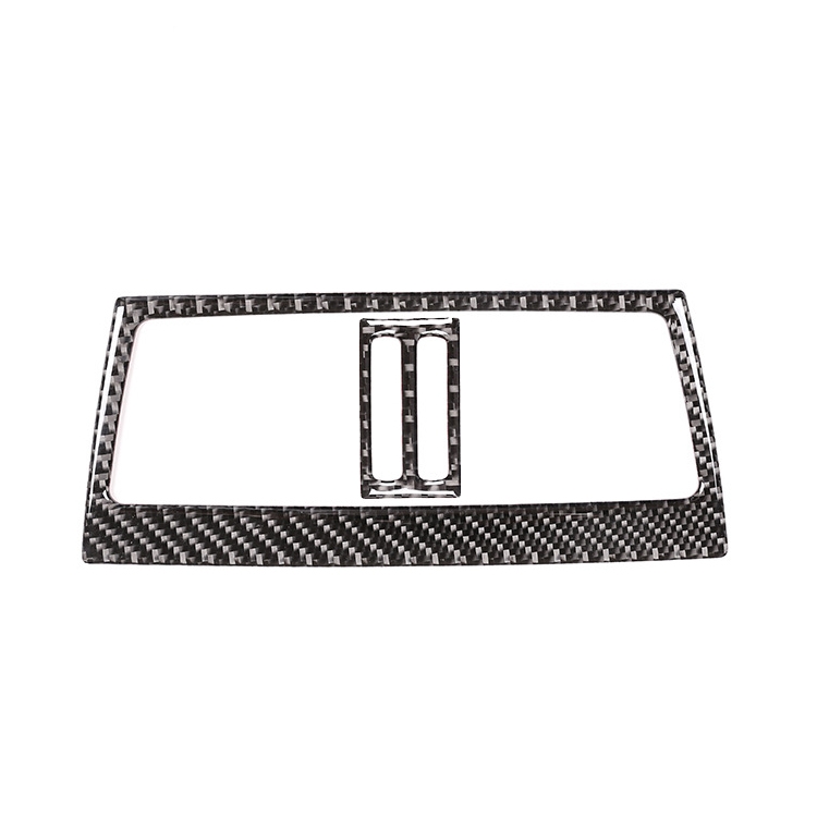 Car Carbon Fiber Solid Color Rear Air Outlet Decorative Sticker for BMW E70 X5 / E71 X6 2009-2013, Left and Right Drive Universal