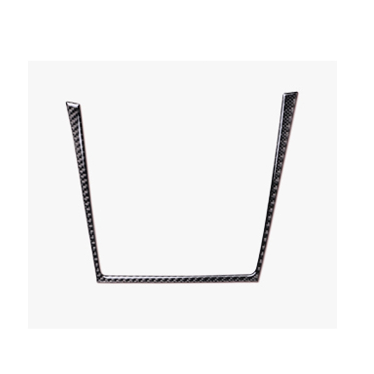 Car Carbon Fiber Water Cup Holder Decorative Sticker for BMW E70 X5 / E71 X6 2009-2013, Right Drive