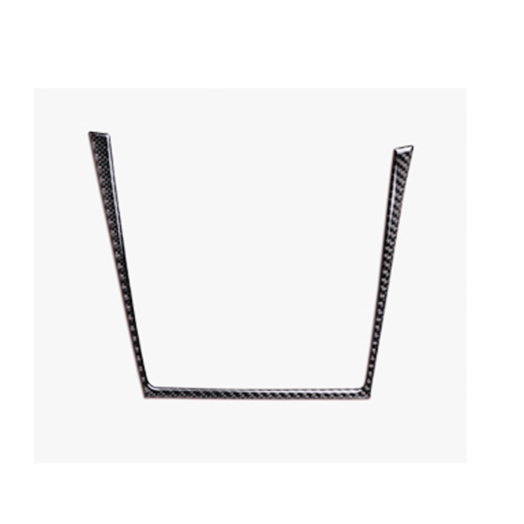 Car Carbon Fiber Water Cup Holder Decorative Sticker for BMW E70 X5 / E71 X6 2009-2013, Left Drive