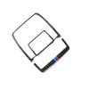 2 in 1 Car Carbon Fiber Tricolor Reading Light Decorative Sticker for BMW E70 X5 / E71 X6 2008-2013, Left and Right Drive Universal