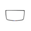 Car Carbon Fiber Tricolor Dashboard Horn Frame Decorative Sticker for BMW E70 X5 / E71 X6 2008-2013, Left and Right Drive Universal