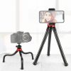 MZ305 Mini Octopus Flexible Tripod Holder with Ball Head for SLR Cameras, GoPro HERO10 Black / HERO9 Black / HERO8 Black /7 /6 /5 /5 Session /4 Session /4 /3+ /3 /2 /1, DJI Osmo Action, Xiaoyi and Other Action Cameras, Cellphone, Size:30cmx5cm