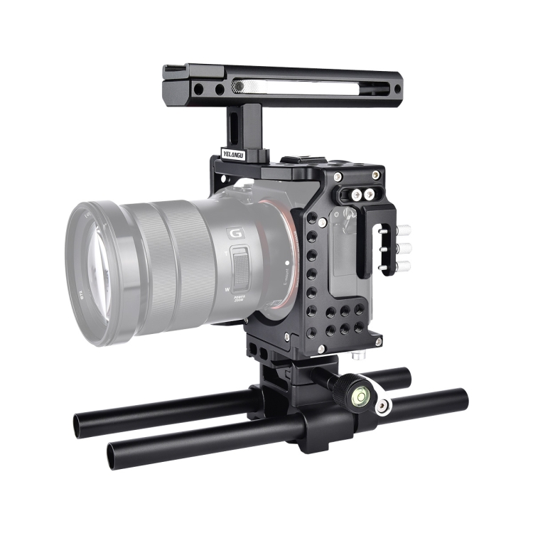 YELANGU CA7 YLG0908A-A Handle Video Camera Cage Stabilizer for Sony A7K & A7X & A73 & A7S & A7R & A7RII & A7SII