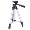 3120 Live Broadcast Tripod 4-Section Folding Legs Aluminum Alloy Tripod Mount with U-Shape Three-Dimensional Tripod Head for DSLR & Digital Camera, Adjustable Height: 34-103cm