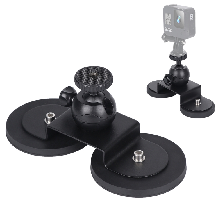 Car Suction Cup Mount Bracket for GoPro Hero11 Black / HERO10 Black / HERO9 Black / HERO8 Black /7 /6 /5 /5 Session /4 Session /4 /3+ /3 /2 /1, Xiaoyi and Other Action Cameras, Size: L