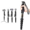 BEXIN P306C Portable Travel Outdoor DSLR Camera Carbon Fiber Monopod Holder