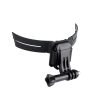 Helmet Mount with J-Hook Buckle for GoPro Hero12 Black / Hero11 /10 /9 /8 /7 /6 /5, Insta360 Ace / Ace Pro, DJI Osmo Action 4 and Other Action Cameras