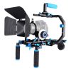 YELANGU D206 C-Type Handle Camera Shoulder Rigs Mount Kit with Matte Box & Follow Focus