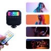 MJ88 Pocket 3000-7000K+RGB Full Color Beauty Fill Light Handheld Camera Photography Streamer LED Light with Remote Control