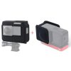 For Insta360 One R Panoramic Camera with Frame Shockproof Silicone Protective Case with Lens Cap Cover