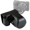 Full Body Camera PU Leather Case Bag with Strap for Sony NEX 7 / F3 (18-55mm Lens)