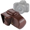 Full Body Camera PU Leather Case Bag for Canon EOS 200D  (18-55mm Lens)