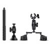 Dual-leg Suction Cup + Single Suction Cup with Selfie Stick Kits