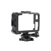 For Insta360 Ace / Ace Pro PC Cage Expansion Adapter Frame with Dual Cold Shoe Bases