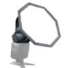 20cm Universal Octangle Style Flash Folding Soft Box, Without Flash Light Holder(Black + White)