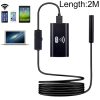 F99 HD Mobile Phone Endoscope, 8mm Waterproof Pipe Endoscope, Wifi Version, Hardwire, Length: 2m