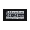 Waveshare 2.9 inch 296 x 128 Pixel 5-Points Capacitive Touch Black / White E-Paper E-Ink Display HAT for Raspberry Pi Pico, SPI Interface