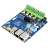 Waveshare Dual ETH Quad RS485 Base Board B for Raspberry Pi CM4, Gigabit Ethernet