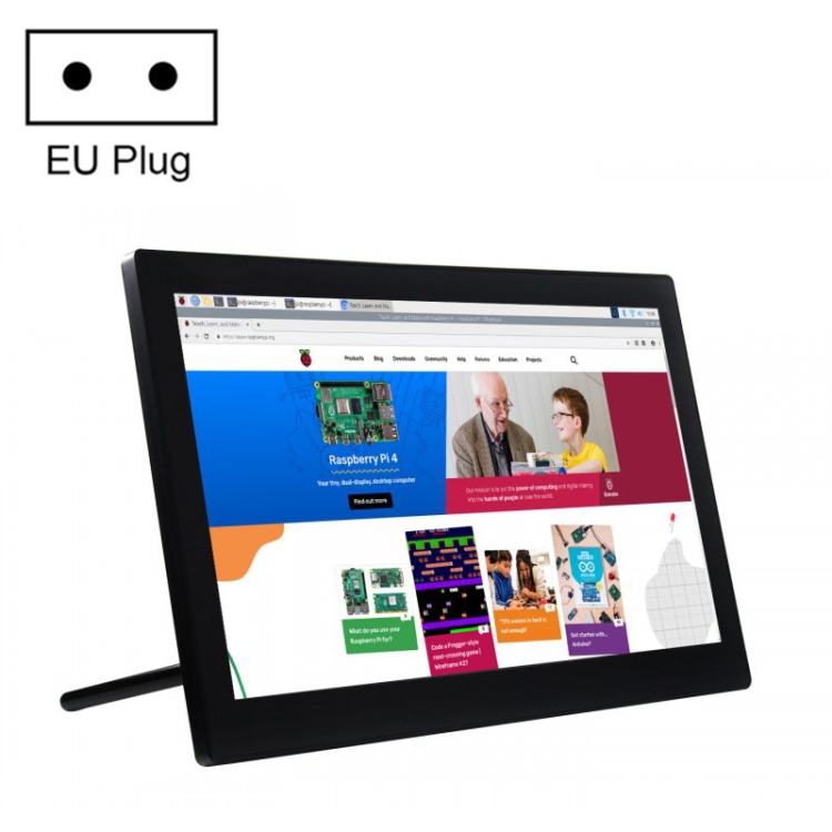 Waveshare 13.3 inch Mini-Computer Powered by Raspberry Pi 3A+, HD Touch Screen