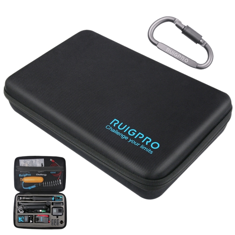 RUIGPRO Shockproof Waterproof Portable Case Box for DJI Osmo Action, Size: 33.5cm x 22.7cm x 6.3cm