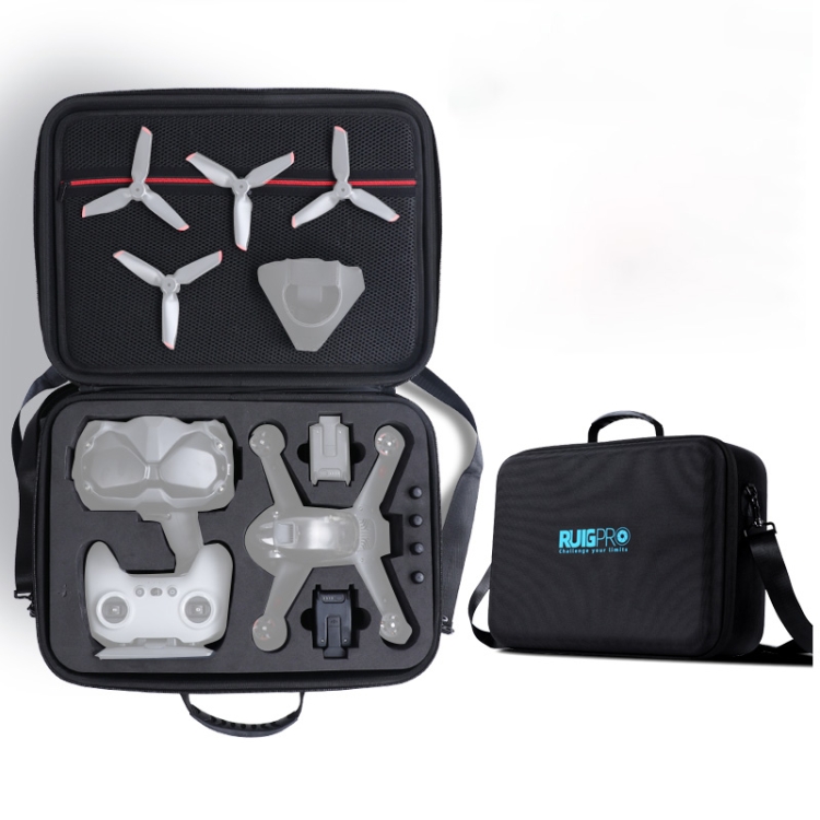 RUIGPRO for DJI FPV Portable Single Shoulder Storage Box Case Travel Carrying Bag