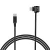 STARTRC For DJI FPV Goggles Type-C / USB-C to Type-C / USB-C Elbow Dual-way Transmission Data Cable, Length: 1.2m