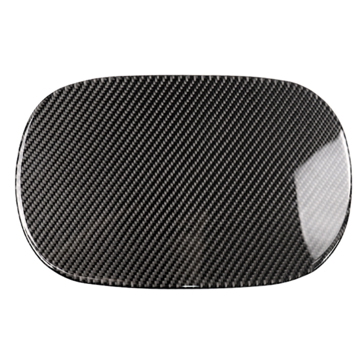 Car Carbon Fiber Fuel Tank Cap Decorative Sticker for Mercedes-Benz C Class W205 2015-2018, Left and Right Drive Universal