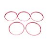 5 PCS Car Air Conditioner Air Outlet Decorative Ring for Mercedes-Benz