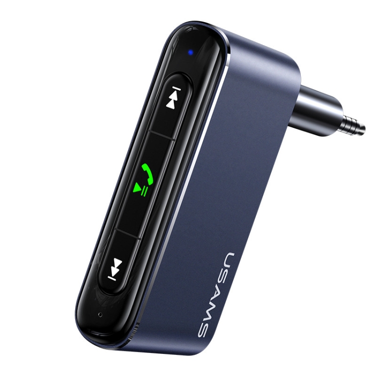 USAMS US-SJ519 3.5mm Plug Mini Car Bluetooth 5.0 Audio Receiver