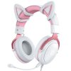 ONIKUMA X10 Car Ear LED Light Adjustable Gaming Headset with Microphone
