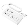 SM-SO301-U 2500W 4 Holes + 4 USB Smart Power Strip, US Plug