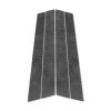 Car Carbon Fiber B-pillar Decorative Sticker for Porsche Panamera 2010-2016, Left and Right Drive