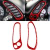 2 in 1 Car Carbon Fiber Sides Speedometer Sticker for Chevrolet Corvette C5 1998-2004