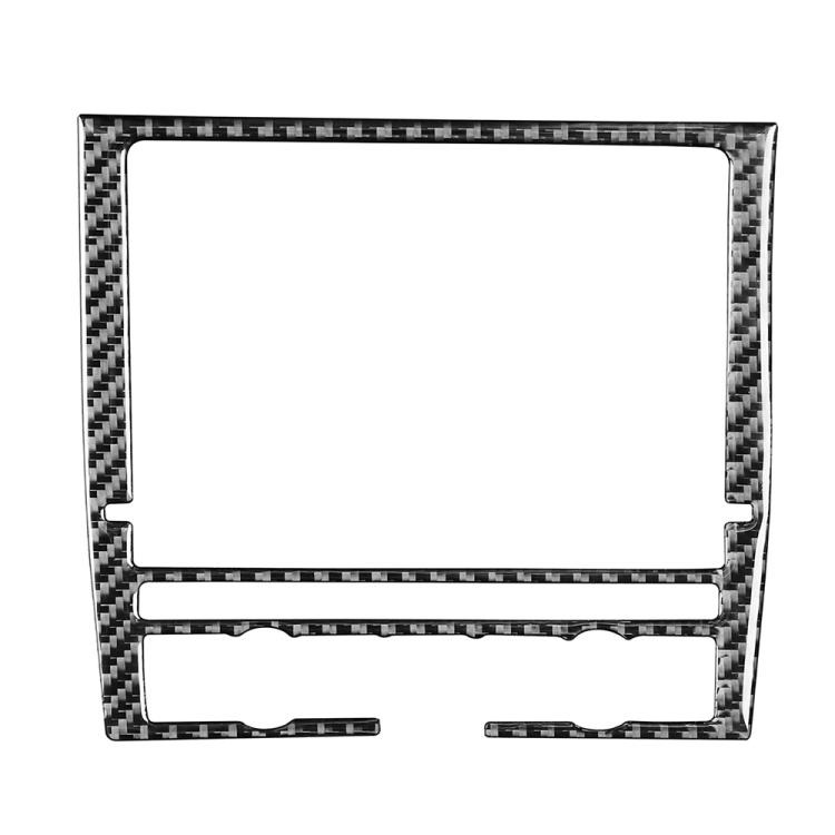 Car Carbon Fiber Navigation Screen Decorative Sticker for Porsche Panamera 2010-2016, Left and Right Drive