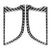 Car Carbon Fiber Dashboard Air Outlet Decorative Sticker for Porsche Panamera 2010-2016, Left and Right Drive