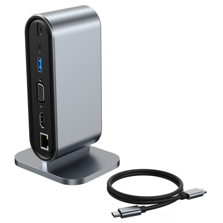 12 in 1 USB-C / Type-C Vertical Multi-interface HUB Adapter