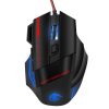 HXSJ A907 7 Keys Colorful Luminous 7D Wired Gaming Mouse