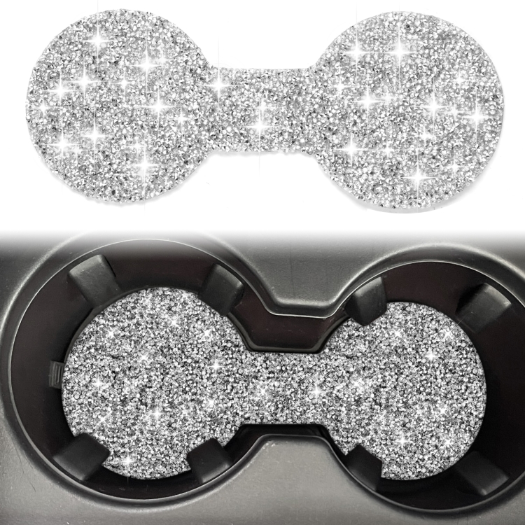 For Ford Mustang Mach E 2021 Car Large Cup Base Diamond Decorative Sticker