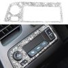 For Chevrolet Corvette C7 2014-2019 Car Headlight Switch Frame Diamond Decorative Sticker, Left Drive