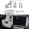 For Chevrolet Corvette C7 2014-2019 7 in 1 Car Central Control Panel Diamond Decorative Sticker, Left Drive