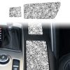 For Chevrolet Corvette C7 2014-2019 Car Cup Holder Cover Diamond Decorative Sticker, Left Drive