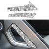 For Chevrolet Corvette C7 2014-2019 Car Center Arm Rest Diamond Decorative Sticker, Left Drive