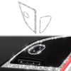For Chevrolet Corvette C7 2014-2019 Car Door Speaker Frame Diamond Decorative Sticker, Left Drive