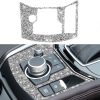For Mazda CX-5 2017-2018 Car Electronic Handbrake Panel Diamond Decorative Sticker, Right Drive
