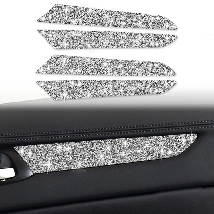 For Mazda CX-5 2017-2018 Car Door Panel Diamond Decorative Sticker,Left and Right Drive Universal