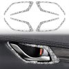 For Mazda CX-5 2017-2018 Car Interior Door Handle Diamond Decorative Sticker,Left and Right Drive Universal