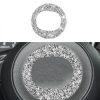 For Mazda CX-5 2017-2018 Car Steering Wheel Circle Diamond Decorative Sticker,Left and Right Drive Universal
