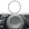 For Mazda CX-5/CX-4 Car Steering Wheel Diamond Decorative Sticker,Left and Right Drive Universal
